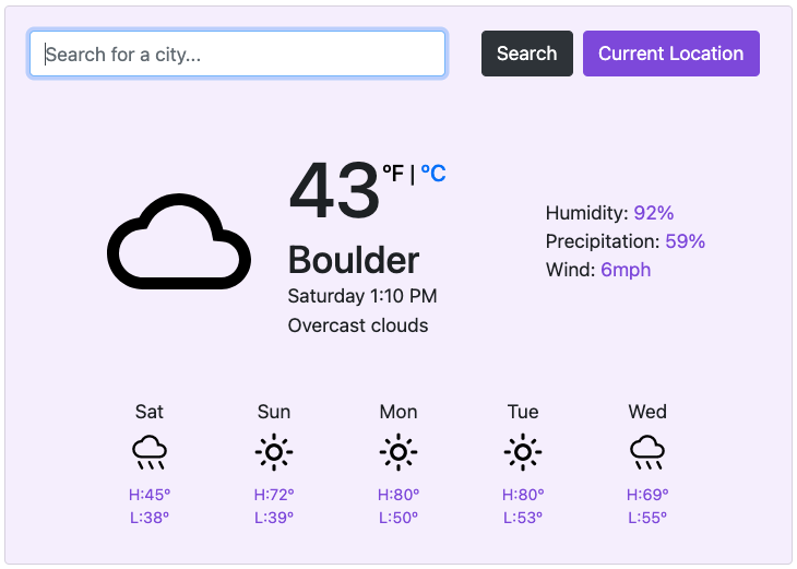 Weather Forecast Project Preview